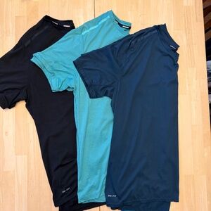 3 Nike Running Dri-Fit T-Shirts/Mens/XLarge